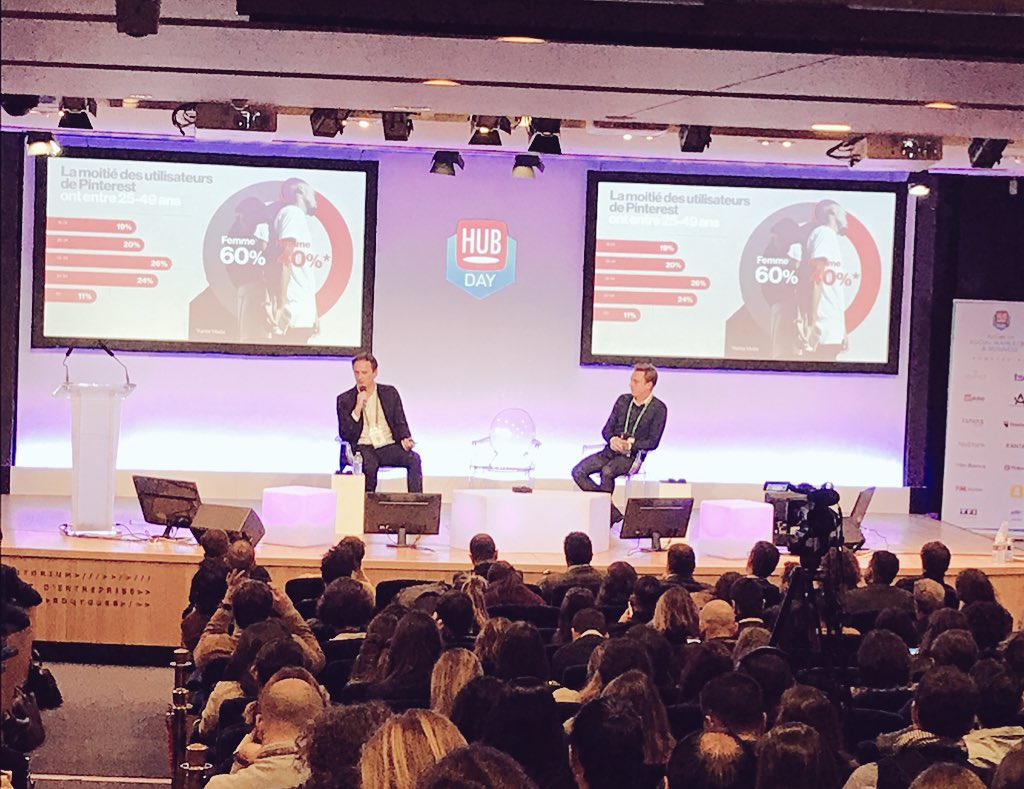 AdelineJouanne's tweet photo. @jeromegrange revient sur les raisons qui ont poussé @Guerlain à être un des premiers annonceurs à choisir @PinterestFR : une plateforme d’image et de contexte, une audience engagée #Hubday #FutureOfSocial https://t.co/s3k2FXu7zx