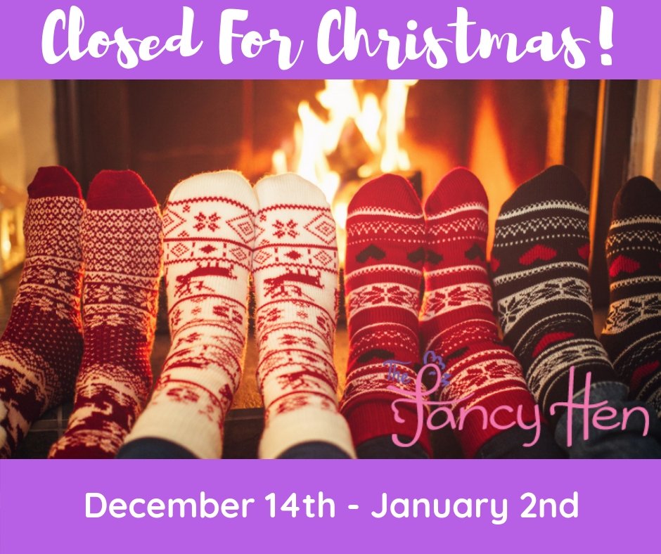 TheFancyHen's tweet photo. Ladies, the holiday season is finally upon us! 💝💝

The office will be closed from 4pm on December 14th and we will be back on January 2nd ready for an exciting year ahead xx https://t.co/dtpLypxmd3