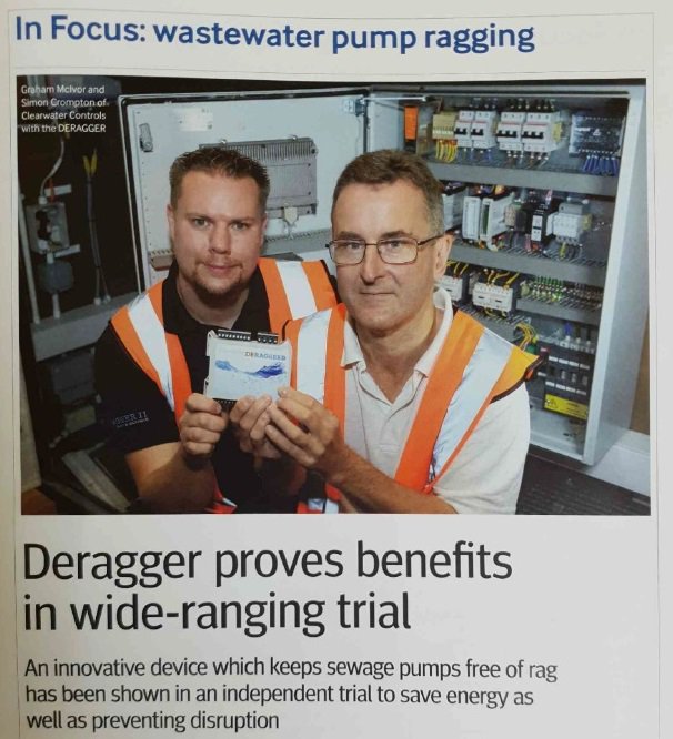 Deragger2's tweet photo. “DERAGGER proves benefits in wide-ranging trial” says @WWTmag this month, following trials by @WRcplc w/ @unitedutilities &amp; @wessexwater. 
✅cut energy by up to 80%
✅significantly reduce maintenance 
✅help extend asset life
✅happy customers
See more at: https://t.co/JmXG6vPwO9 https://t.co/lewJ4n3nIR