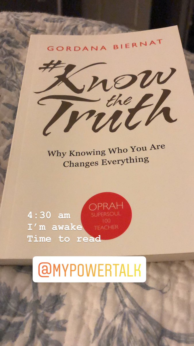 MustangBarbie64's tweet photo. @MyPowertalk @HayHouseUK Picked it up 
4:30 am reading time 
#knowthetruth
#knowmytruth https://t.co/Db2hWeJcAe