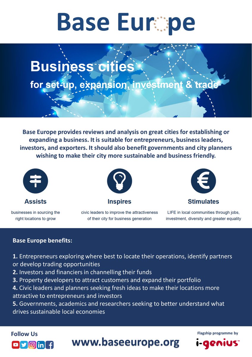 BaseEurope's tweet image. Thinking about #relocating setting up or expanding your #business in #Europe ? Get in touch with us to see how we can assist you: baseeurope.org #startup #export #trade #finance #funding #invest #investors #investment #import