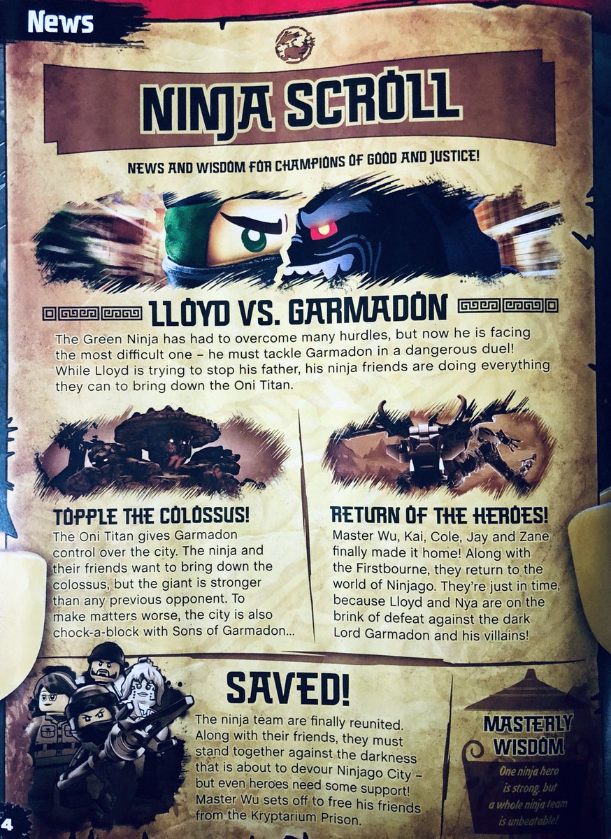 Cosmic202's tweet photo. Ninja Scroll 6 #ninjago https://t.co/DqVZV1AdGK