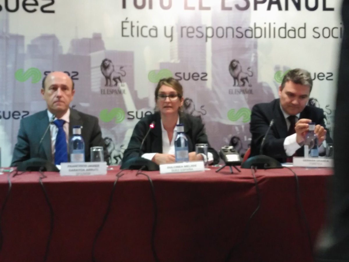 En el I Foro El Español RSE, Ética y responsabilidad social en los negocios #rseEE interesante mesa sobre: La gestión del negocio responsable, sostenible y la #RSE con @germangranda de <a href="/foretica/">Forética</a>, <a href="/dmeijide/">Dulcinea Meijide</a> de @suezES, <a href="/marialuisach/">Maria Luisa Chacon</a> de <a href="/ProcterGamble/">Procter & Gamble</a> y <a href="/fjgarayoaa/">Javier Garayoa</a> de <a href="/Spainsif/">Spainsif</a>