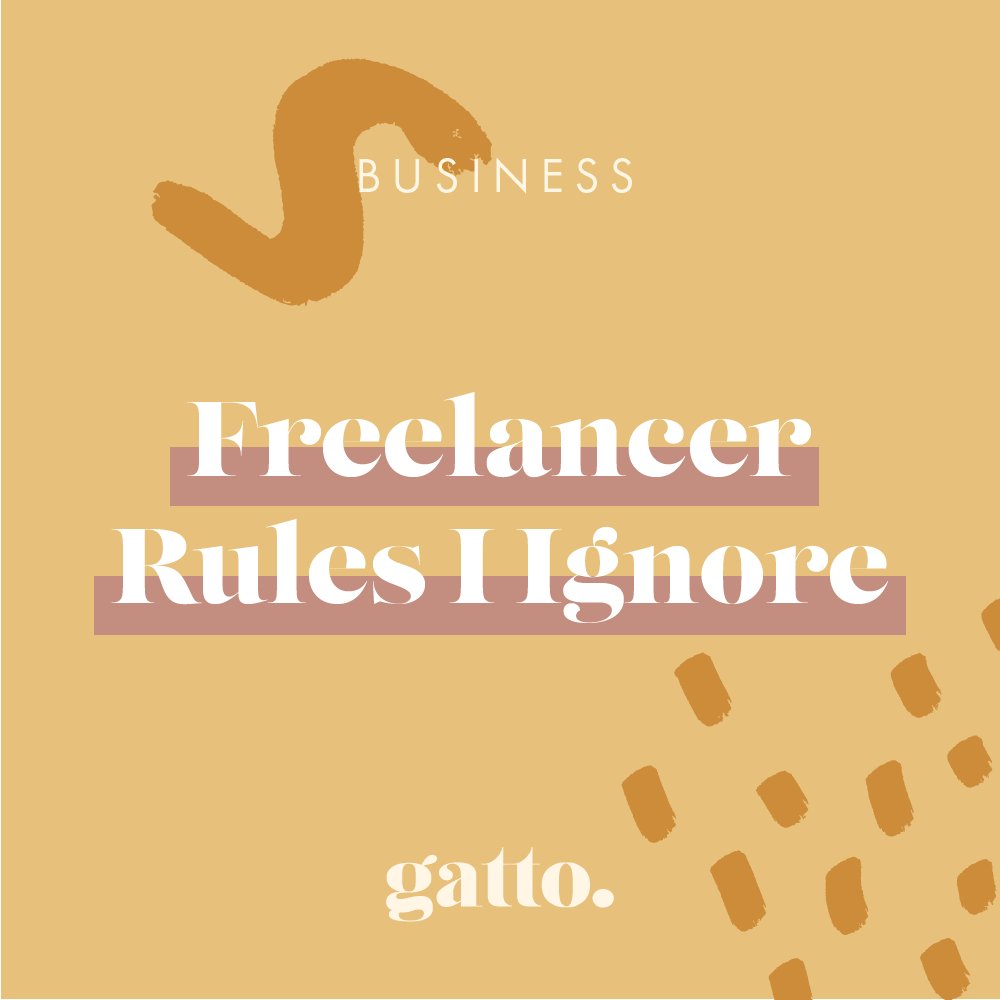 The freelancer rules which don't work for me >> bit.ly/2KCL4oj