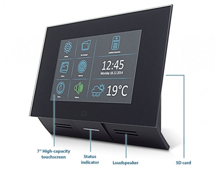 2N Indoor touch. Also available in white. 
smartintercoms.co.uk

#2N #Smart #Intercom #Monitor #video #audio