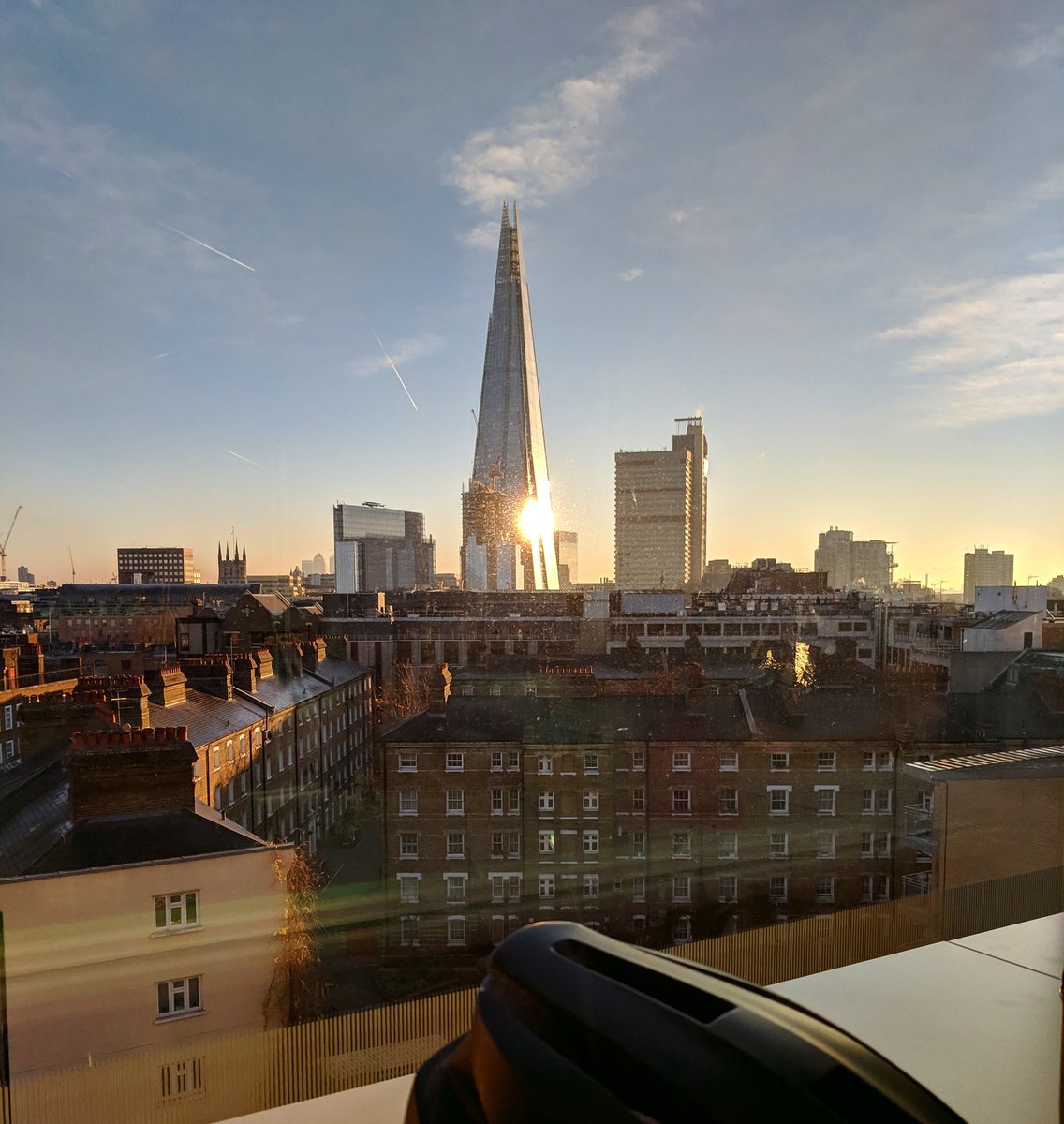 Patch_Davies's tweet photo. My view until Christmas 🎄 #freelance #designagency #GraphicDesign #GraphicDesigner #theshard #london #cityscape https://t.co/ISqP0rdzIU