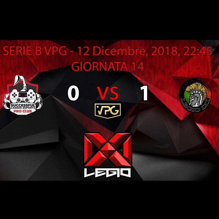 CiccianoeSports's tweet photo. 🎙️🎮
RISULTATI
MERCOLEDI 12/12

#VPG
SERIE B
#SCESuccessful vs @IXI_eSport 0 - 1

FORMAZIONI
GIOVEDì 13/12

@FVPA_net
EUROLEAGUE 
#LEGIOIXI vs #FamilyTeamXI - h 21.40

@FVPAeSport
EUROLEAGUE 
#ClubItalyB vs #LEGIOIXI - h 22.20 🎮🎙️

#WEARETHELEGION https://t.co/hsXEiyhJ16