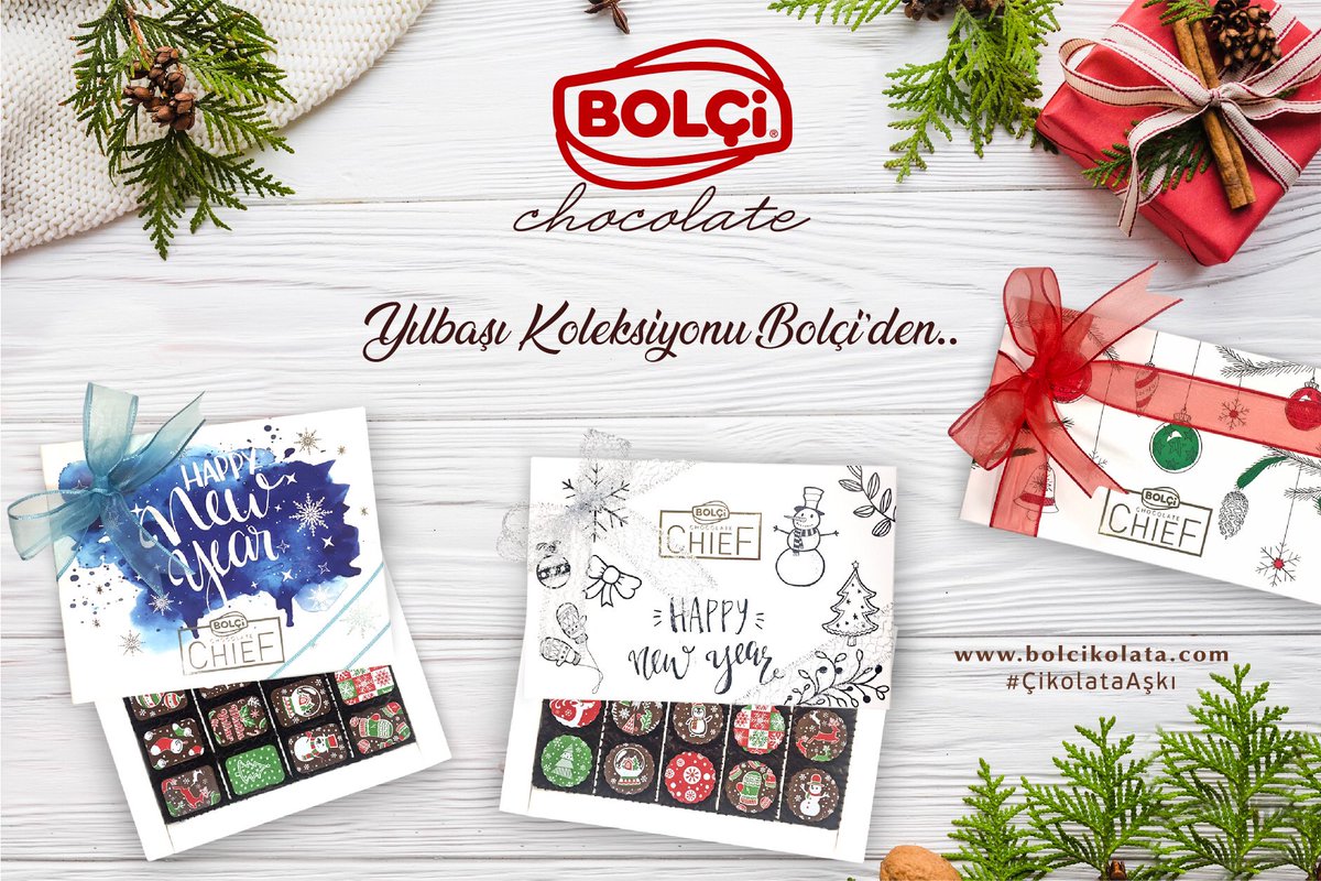 Sevdiklerinize çikolata tadında bir yıl geçirmelerini dilemenin en tatlı yolu #bolcikolata bolcikolata.com
