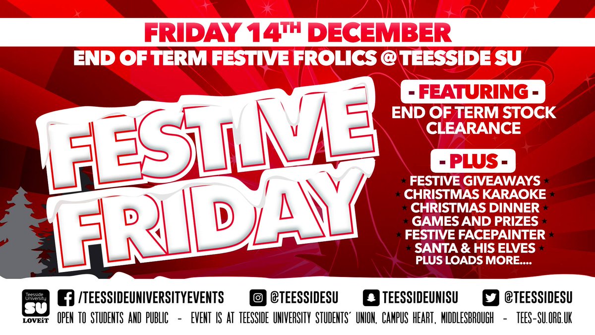 Teesside University Students’ Union (TUSU) tweet media