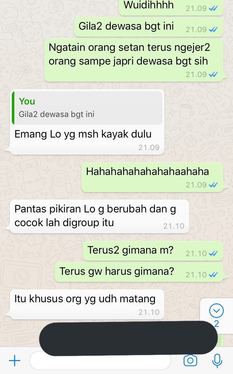 AsadBisyir's tweet photo. Suatu hari memutuskan keluar dari grup yg penuh kebencian dan.... https://t.co/M7xYSG7hiv