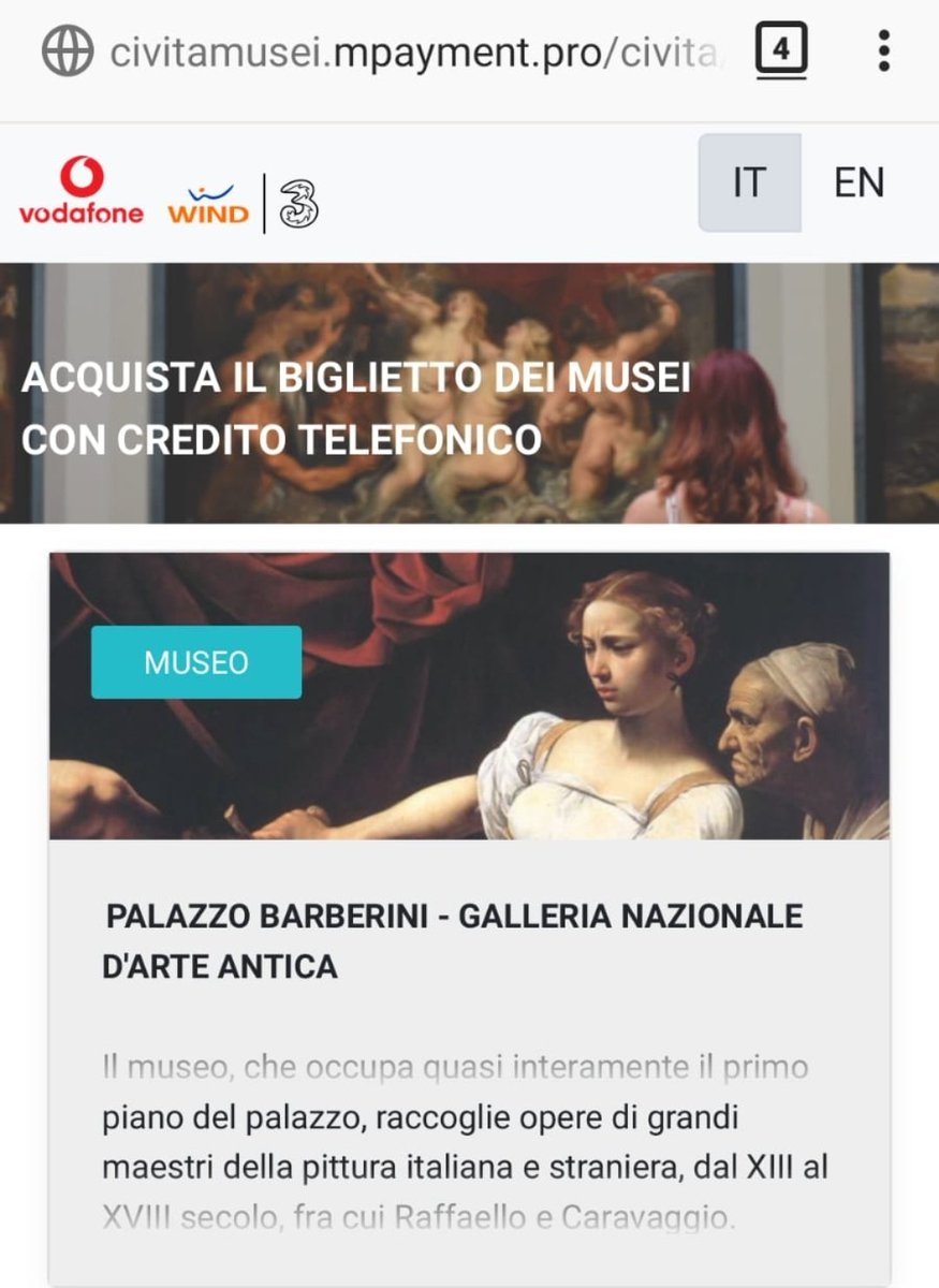 chermaz's tweet photo. Top story: @supermik14: 'L'acquisto del biglietto del #museo @BarberiniCorsin da oggi diventa facile:
📌possibile in ogni luogo
📌con un semplice #sms e pochi click
📌grazie al progetto #WeACT3 di @socialcivita
@Vodafon… https://t.co/IDvUCMEF8M, see more https://t.co/IzKe3PMKRP