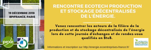 GreenUnivers's tweet photo. 🗓️[Événement #Ecotech #innovation]  Dernier jour pour s'inscrire aux rendez-vous BtoB : Production et stockage décentralisés de l'énergie🔹Autoconsommation : quelle régulation ?🔹20 pitchs + Focus financement🔹➡️19/12 Paris https://t.co/l2GVyWDbHt … @PexeFrance https://t.co/9zvf6zfjlM