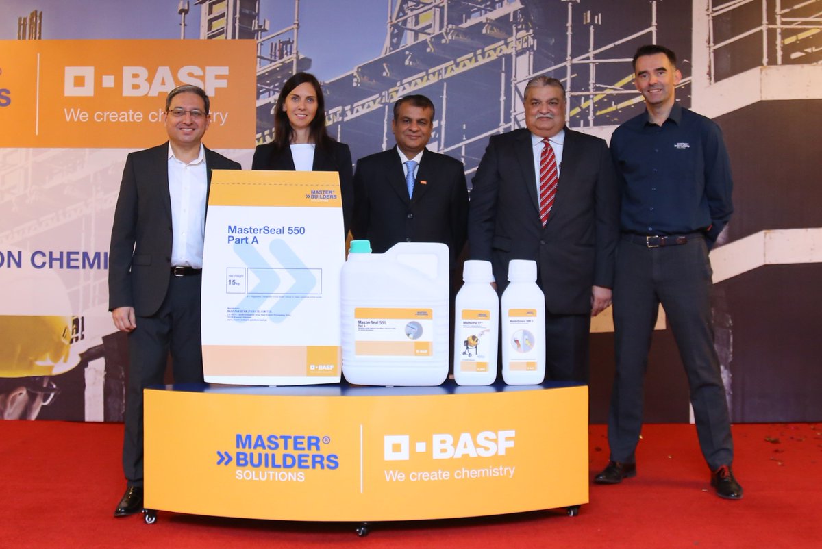 Master Builders Solutions range of construction chemicals from BASF