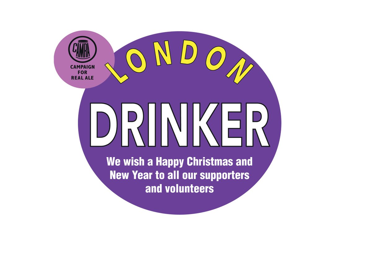 LDAds's tweet image. Our February/March of London Drinker will be in pubs in pubs on January 30th, online from January 24th. If you'd like to advertise please get in touch! In the meantime, the London Drinker team wish you all great Christmas and a prosperous New Year.