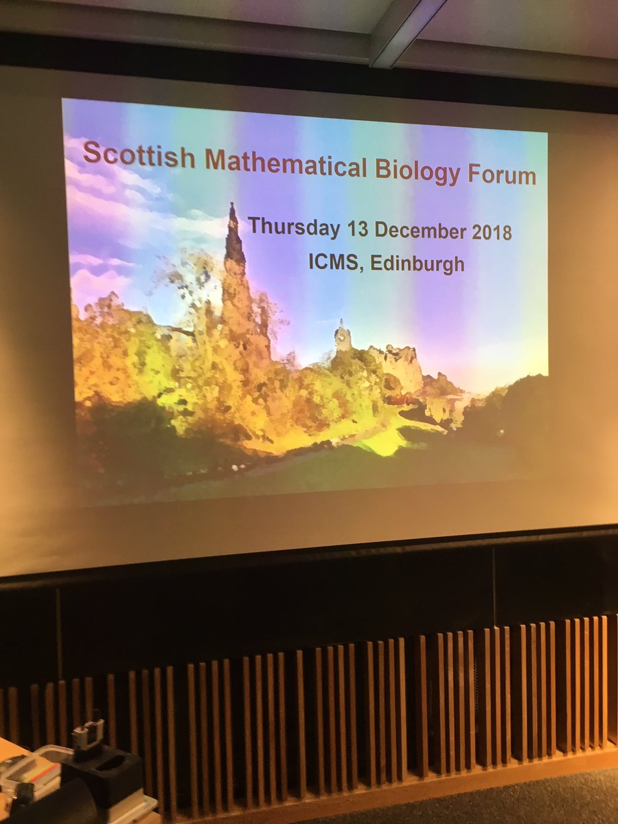 AFSRachel's tweet photo. Looking forward to celebrating the year of mathematical biology today with friends and colleagues from across Scotland #smbf18 https://t.co/e3nYwzi5ow