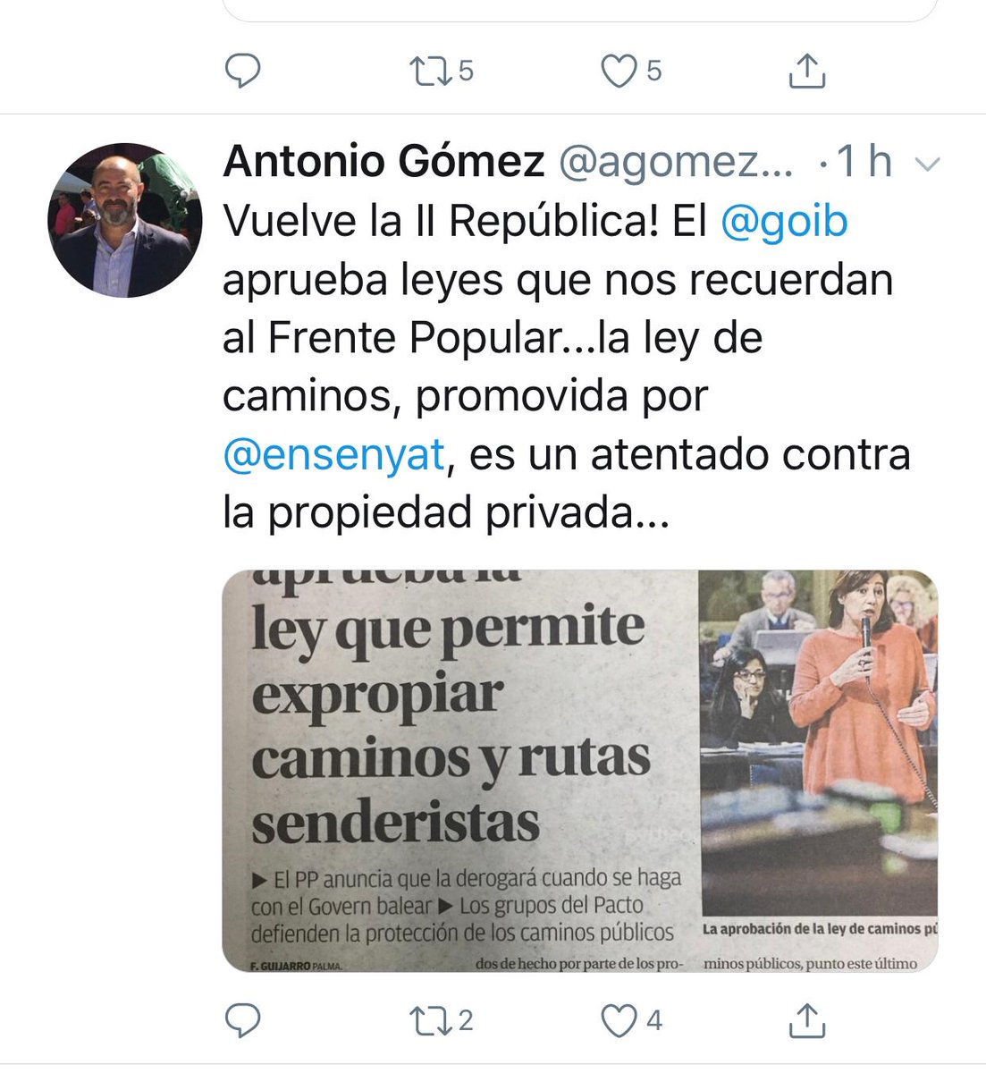 JRBauzi's tweet photo. Es una vergüenza como los rojos atentan contra la propiedad pública de uso privado de Antoñín ¡¡JAJAJA!! Con esa pinta de hobbit yo pensaba que Menut estaba en la Comarca. https://t.co/N9uE6BRavN