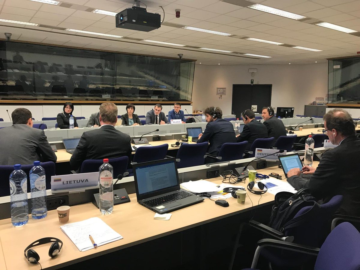 CELBET3's tweet photo. CELBET experts assist in developing cooperation between #EU members and 3 rd countries 🇧🇾-meeting in Brussels: https://t.co/w9CFyuYLUL #customs #taxud #50CU #cooperation #belarus https://t.co/o8x9x18hhP