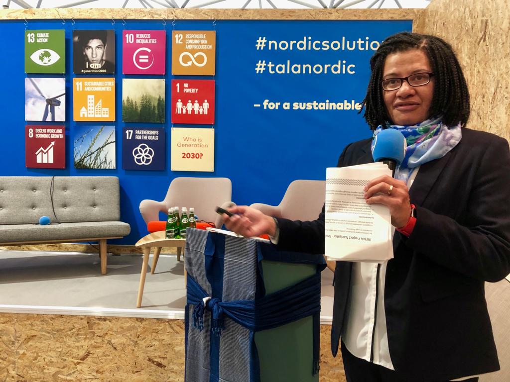 IRENA's tweet photo. At #COP24 @IRENA presents Agency’s work w/ #SIDS #Lighthouse to support #energytransition on islands. Bringing islands & partners together to cooperate from resource assessments & planning to project development & financing #Renewables4Climate. Read More👉 https://t.co/R3iwkxiNz1 https://t.co/BdHcr7HEWp