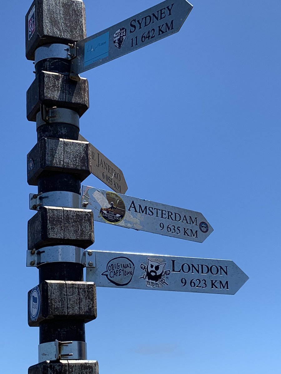 ChrisTom73's tweet photo. At the end of Africa #capetownfun https://t.co/VDQXCojvfb