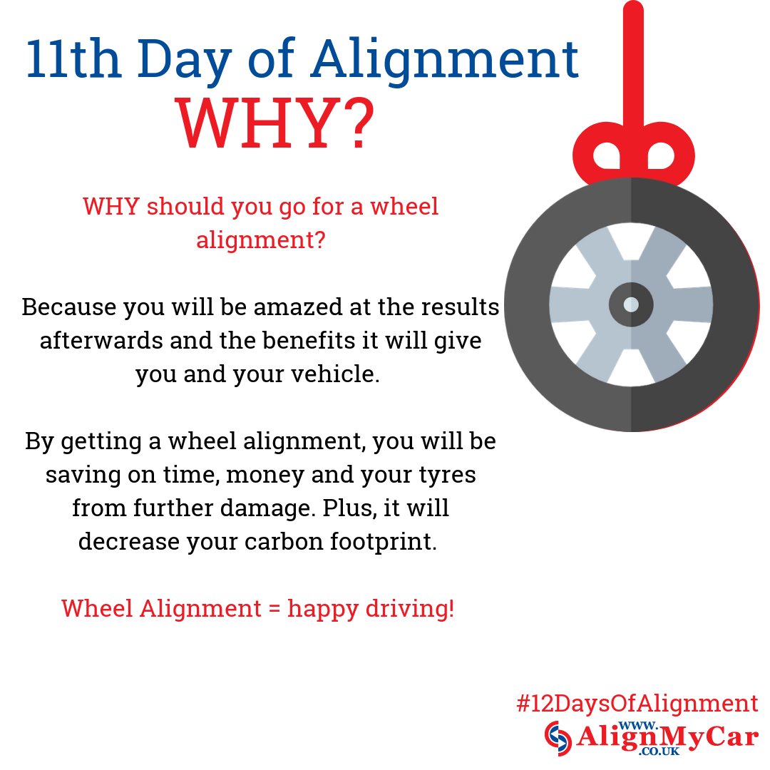 AlignMyCarUK's tweet image. #12DaysOfAlignment: WHY

WHY wouldn't you want to get a #wheelalignment for your vehicle. The benefits are OUTSTANDING. Especially if you opt for a @HunterEngCo Wheel Alignment.

Now you can find your nearest Hunter Alignment centre at AlignMyCar.co.uk