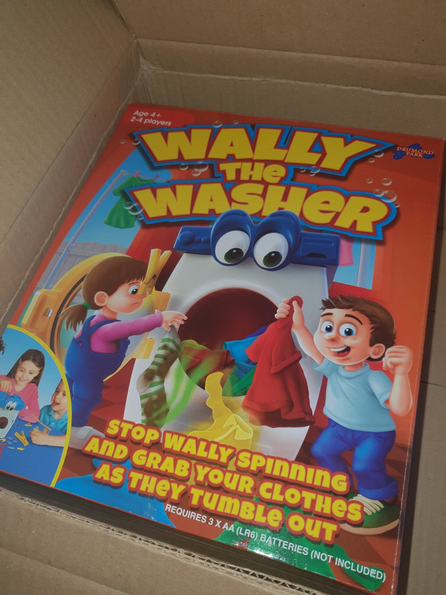 Thank you <a href="/WithFranca/">A Moment With Franca</a> &amp; <a href="/drumondpark/">Drumond Park</a> ! Arrived today ready for a fun game on Xmas! Couldn't be happier &amp; my girls faces when they see it are going to be a picture! Keep up the amazing work! #Toys #Win #WallyTheWasher #ThankYou