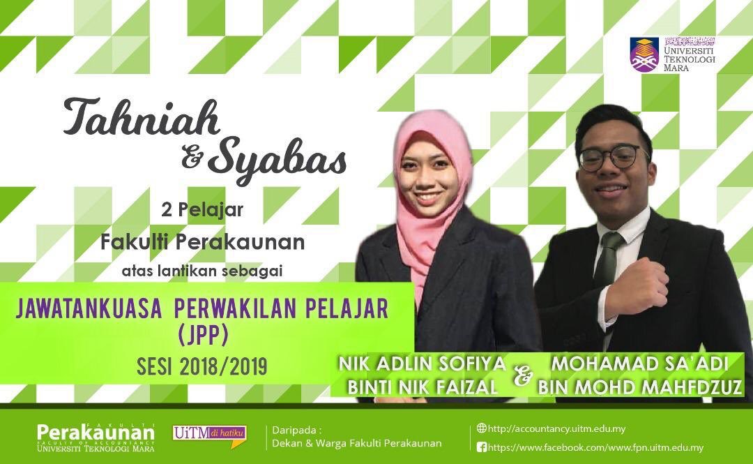 abaccsuitm's tweet photo. Congratulations to our new MPP !π Selamat menjalankan tugas. #JPP1819 #FakultiPerakaunan #ABACCS #KencangAbaccsKencang https://t.co/I40uvJHSFz