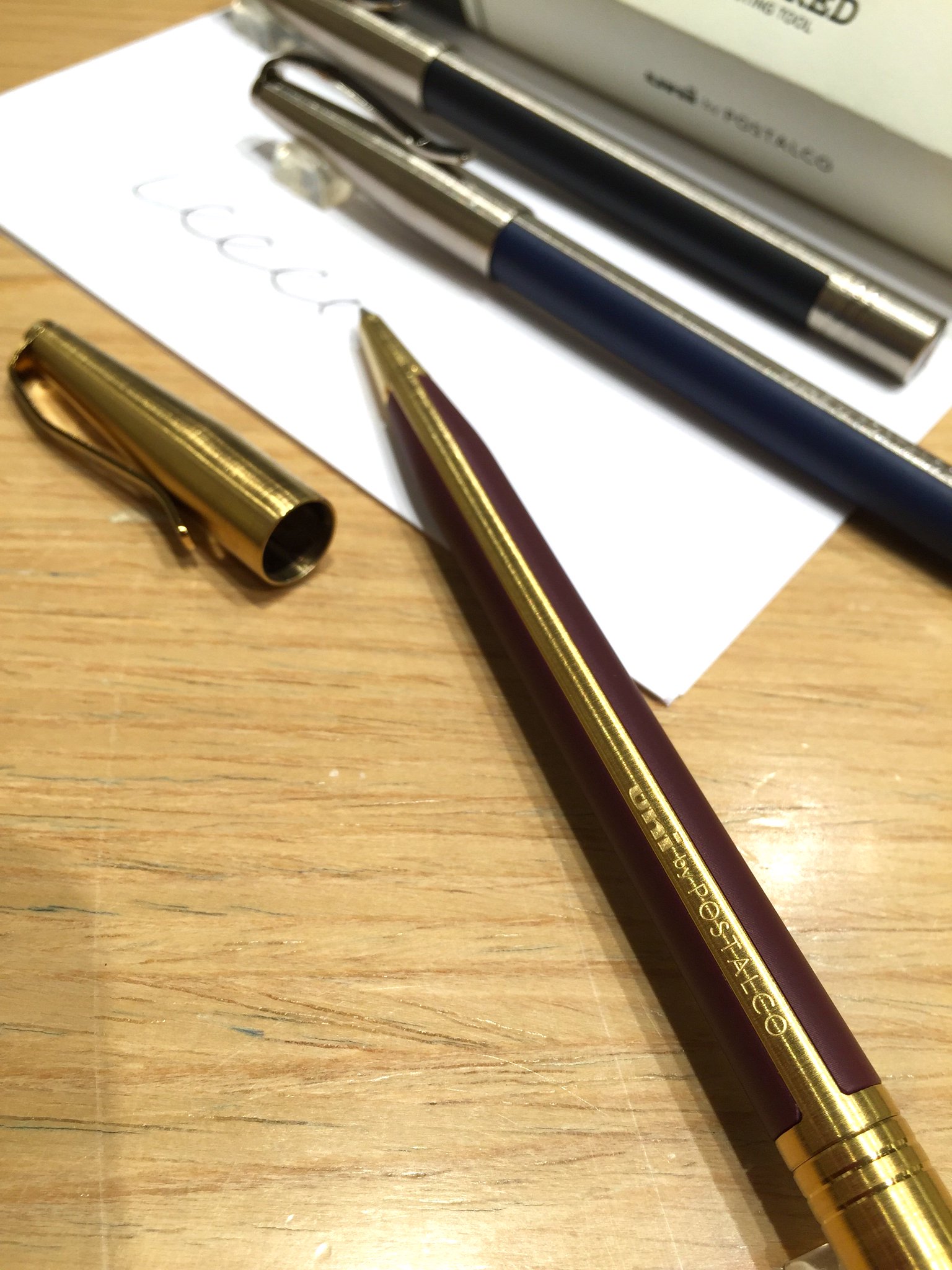 uni ポスタルコ レイヤード ボールペン ブラック GWお値引き