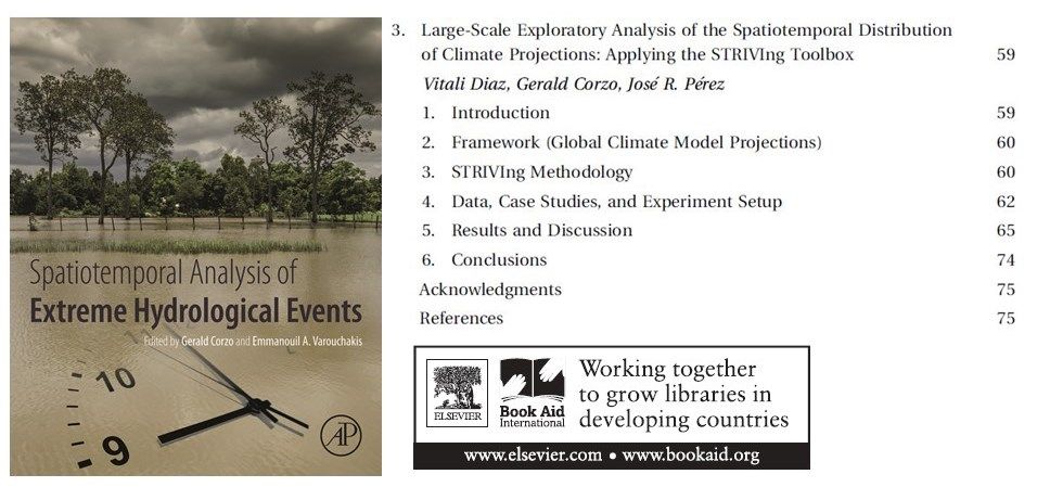 Spatio-TempoRal distribution and Interannual VarIability of projections (#STRIVIng) toolbox proposed for statistical exploratory analysis of #climateprojections (rainfall & temperature). 3 examples: Dominican Republic, Mexico, & Amazon basin.
Chapter 3->buff.ly/2Lc6lWt