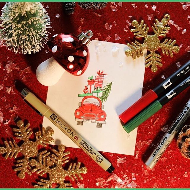 tudosno's tweet photo. ---------- LUKE 13 ----------
.
.
🎶"Driving home for Christmas" 🎶
🚗💨
.
.
.
Illustrert av: @by.sande
.
.
.
.
.
#xmas #julekalender #kalender #desember #december #stationery #god #hobby #art #creative #christmas #tombow #sakura #hygge #norskjul #bujoin… https://t.co/qRW6P3wVMO https://t.co/ZaOGhYYLIR
