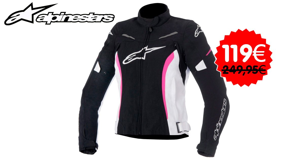 Outlet Moto on Twitter: "Chaqueta #Alpinestars Stella Rox de estilo racing para con forro térmico❄ y protecciones Bio Armor por solo... 119€‼😊 / Twitter