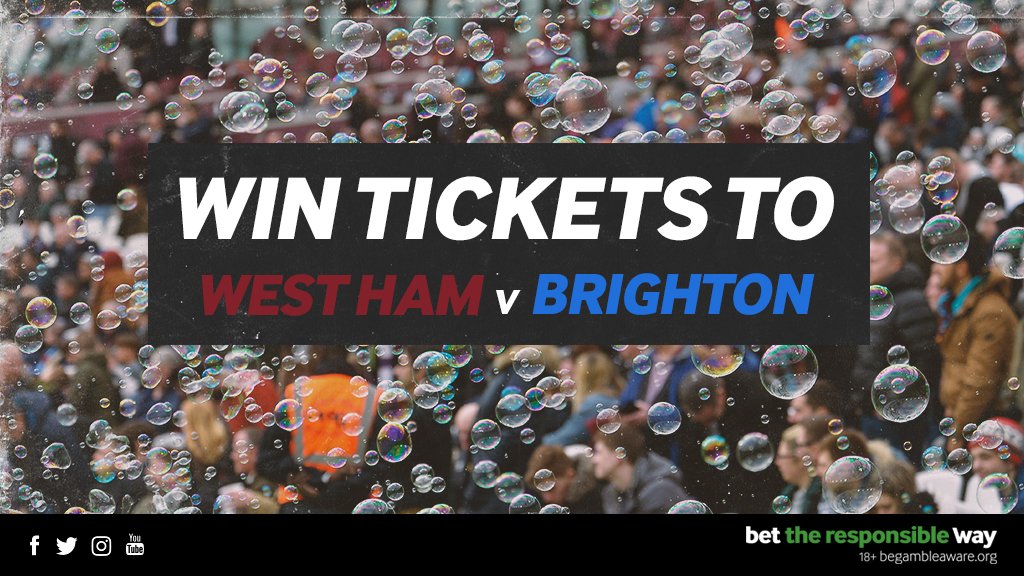 Fancy being at the London Stadium for @WestHamUtd's first game of 2019?

Simply RT this post for a chance to win. We'll announce the winners after 12pm tomorrow. ⚒️