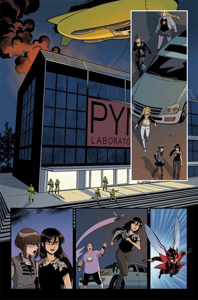 「【お知らせ】アートを担当している「The Unstoppable Wasp #3」|グリヒルのイラスト