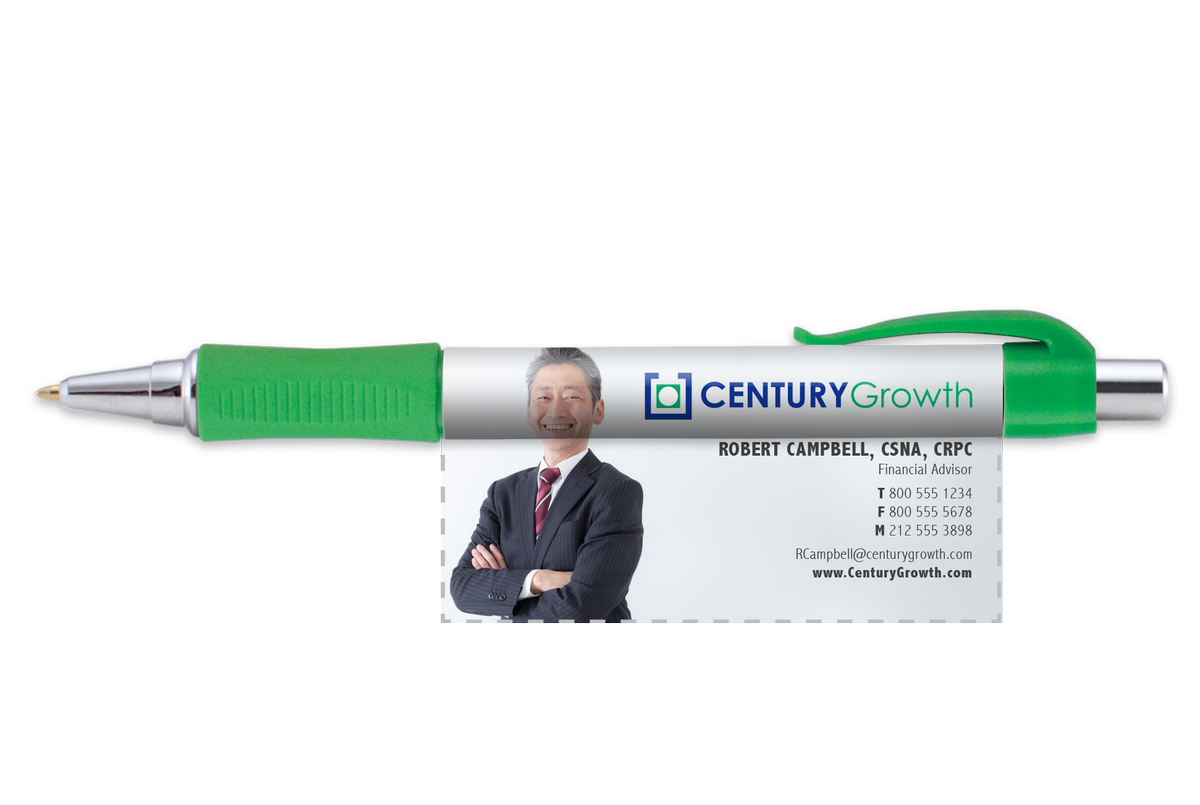 SimplyGoldstar's tweet image. It’s a business card—no, it’s a pen—why, it’s both! Pens with full wrap imprints are a great item for #Sales, #CustomerLoyaltyPrograms, #coupons/promo codes... and so much more. Pen pictured is item# PHG. #brandingpotential #businesscardpen #marketing #ThatsAWrap