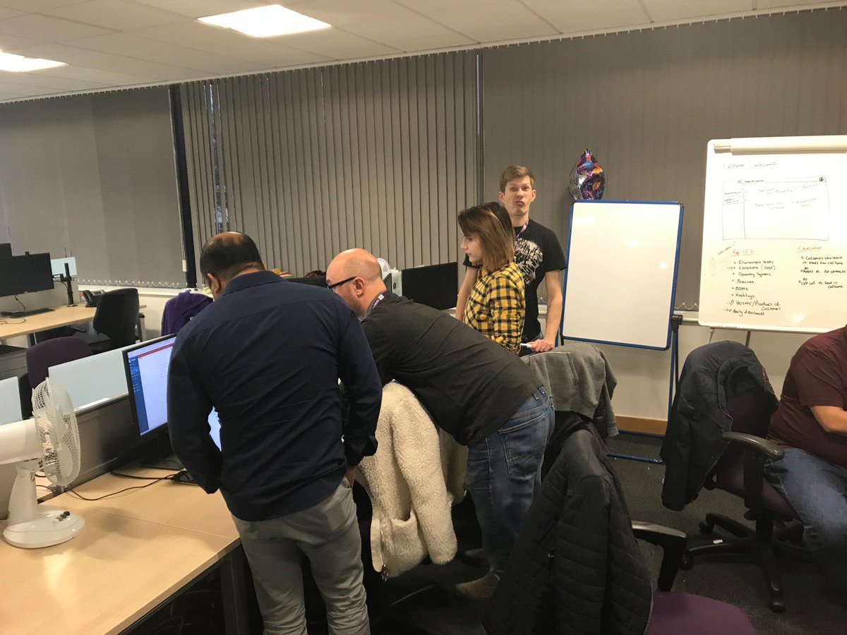 opsview's tweet photo. #TBT to yesterday's #Hackathon. Our engineers were working hard to create new features or improvements for #OpsviewMonitor. Here are some pics from behind the scenes! #Engineering #team #innovation https://t.co/Tm1w1Zbvjq