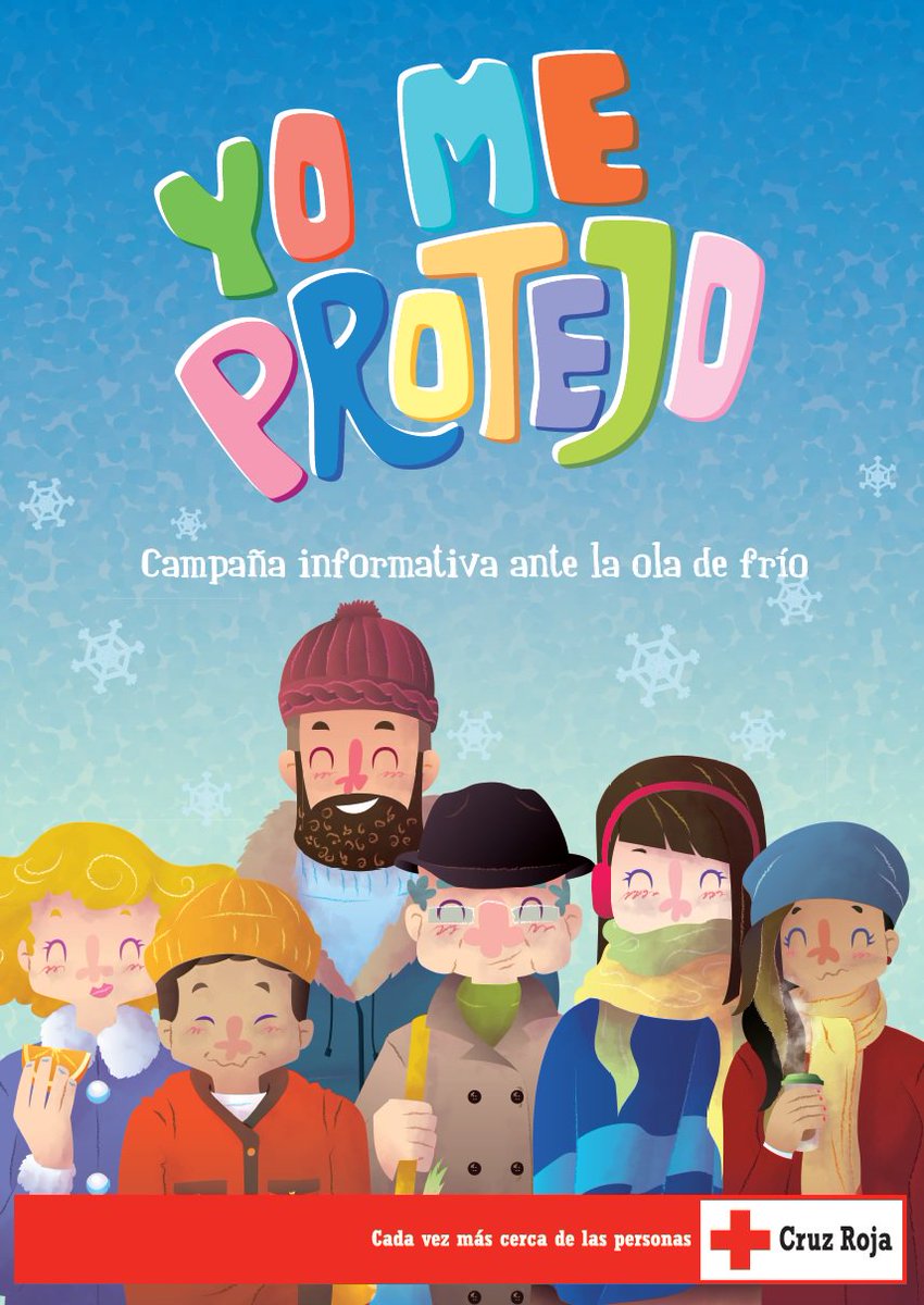 ¡Protégete ante los efectos del #frío ❄️! 

❗️Cuida tu alimentación e hidratación 🍴🍶 
❗️Elige bien tu vestimenta 🥶
❗️Organiza tus actividades en el exterior y en tu hogar 🏕️🏠
❗️Durante los viajes 🚙
❗️O si tomas medicación 💊

Sigue la etiqueta #ConsejosInvierno para + info