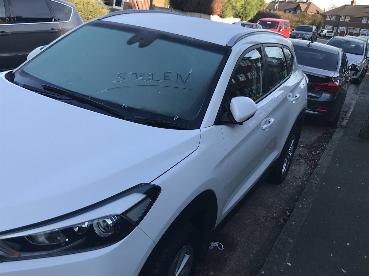 Trafficwmp's tweet photo. Morning from C Unit, thanks to another eagles eyed member of the public we have just recovered this vehicle (bet you can’t guess why 😁)
#KeepingForensicsBusy #PelianPrinciples https://t.co/U5dXt7vFOS