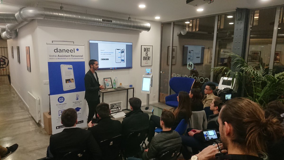 daneelproject's tweet image. Our launching event at @CoinhouseHQ in #Paris! A great team, devoted investors and partners were there! Thank you all for your support! 🙏❤️ #Blockchain #startup #mobileapps #AI #crypto