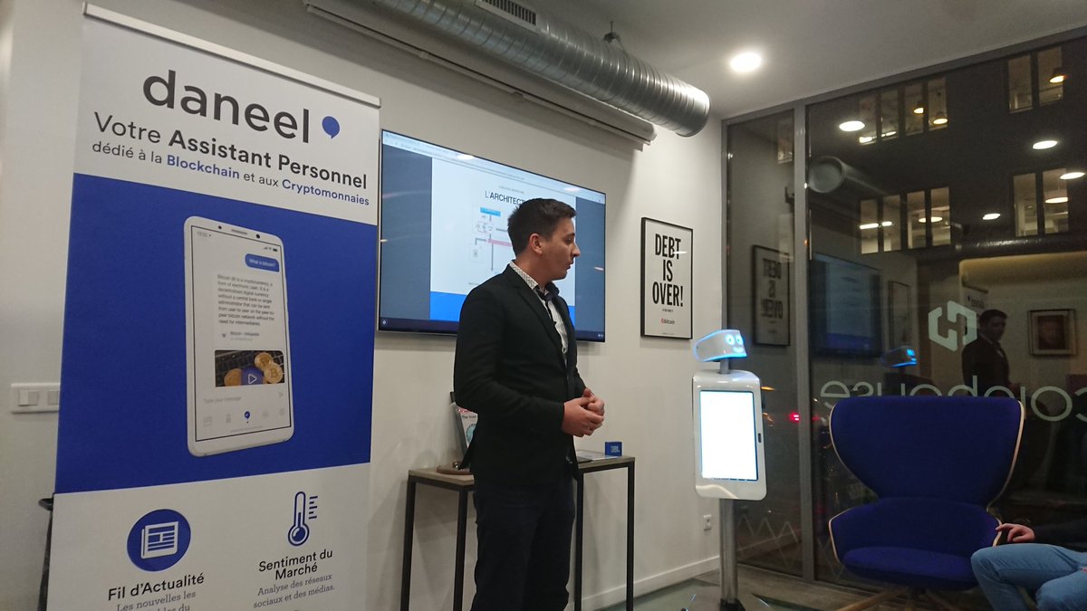 daneelproject's tweet image. Our launching event at @CoinhouseHQ in #Paris! A great team, devoted investors and partners were there! Thank you all for your support! 🙏❤️ #Blockchain #startup #mobileapps #AI #crypto
