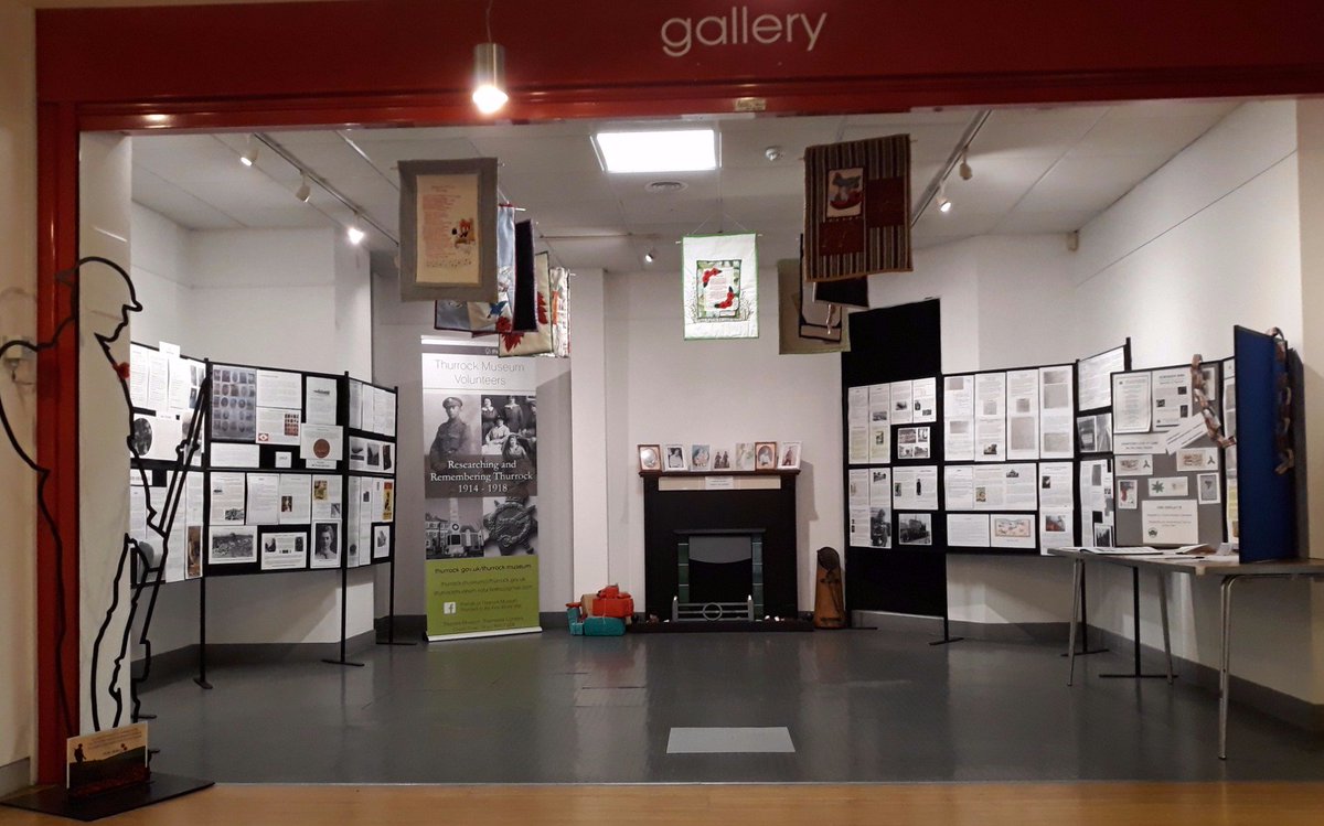 #WW1 the War Years exhibition by Thurrock Museum Volunteers is now on in the ground floor gallery of the Thameside Theatre Grays. It'll be running until 11am on Friday the 28th December