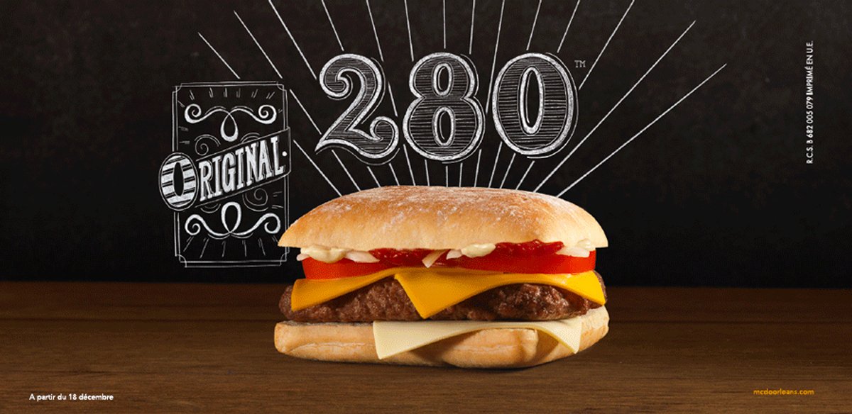 Vous êtes nombreux à réclamer son retour, le 280 Original revient tous les restaurants McDonald's, mais comme toutes les bonnes choses, pour une durée limitée uniquement...

bit.ly/2NG42ud  
#280 #McDonalds