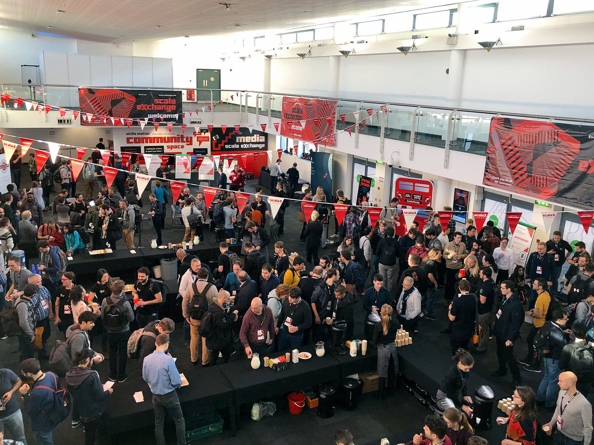 itstashko's tweet image. It’s so exciting seeing so many #scala developers gathered together for #ScalaX!
