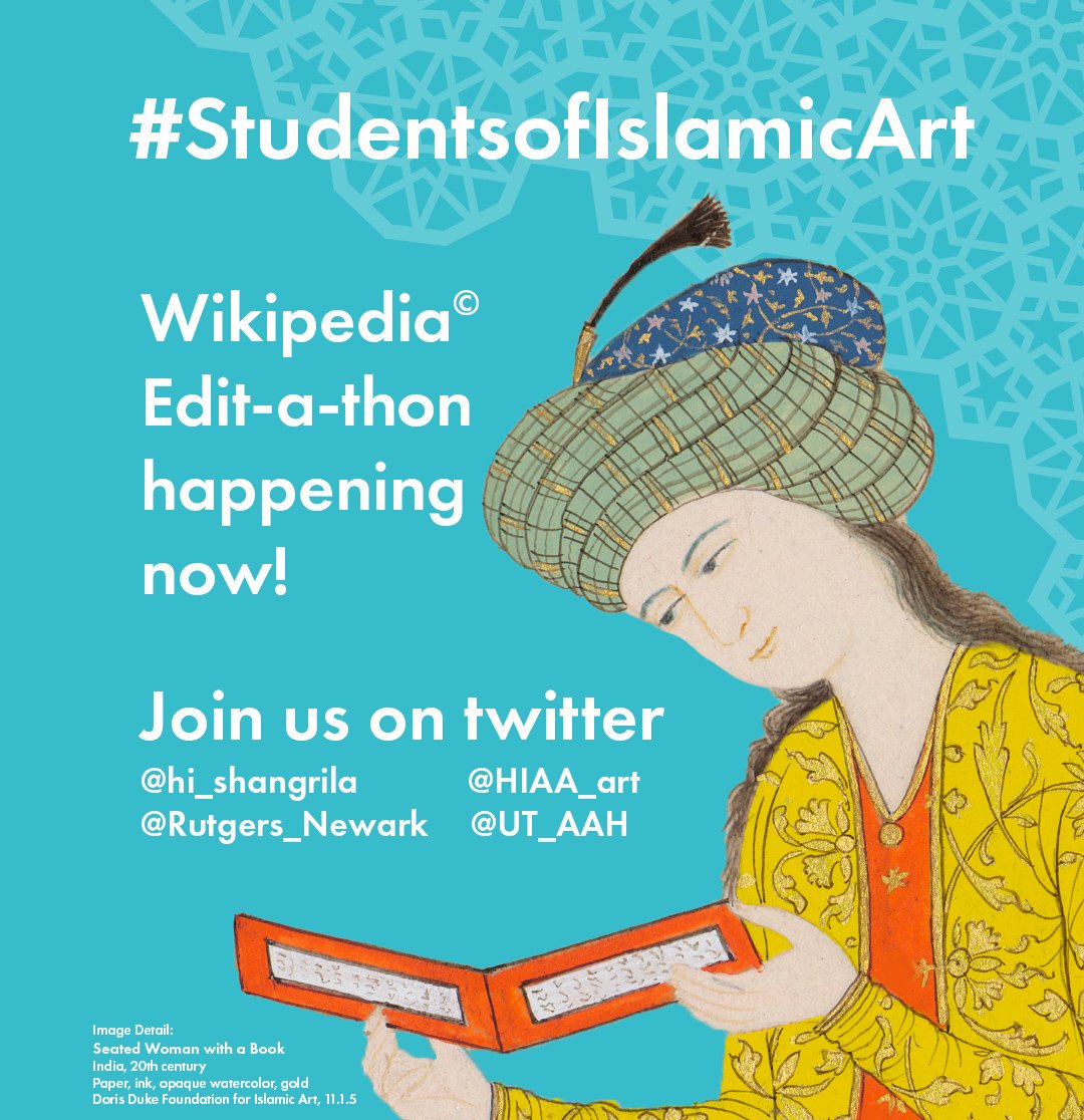 This semester in my Arts of Islam survey, I decided to scrap the research paper and have students collaborate to re-write  @Wikipedia articles. It ended up better than I could have imagined & transformed how I think about teaching  #StudentsOfIslamicArt  #IslamicArt  #MedievalTwitter