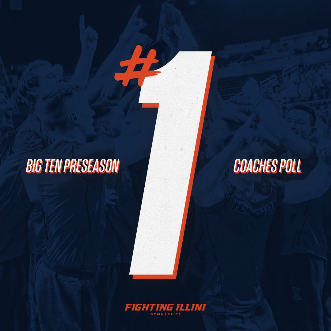 Illinois Men's Gymnastics (@illinimgym) on Twitter photo The #Illini take the top spot in the 2019 <a href="/bigten/">Big Ten Conference</a> Preseason Coaches Poll!
<a href="/alex_diab10/">Alex Diab</a> & <a href="/seabasq/">Sebastian Quiana</a> named Gymnasts to Watch.
📰 bit.ly/2QRZMNT The #Illini take the top spot in the 2019 <a href="/bigten/">Big Ten Conference</a> Preseason Coaches Poll!
<a href="/alex_diab10/">Alex Diab</a> & <a href="/seabasq/">Sebastian Quiana</a> named Gymnasts to Watch.
📰 bit.ly/2QRZMNT
