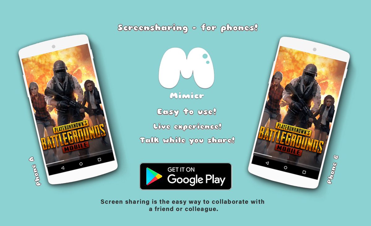 Share your screen with friends and colleagues for live collaboration and communication! 👫