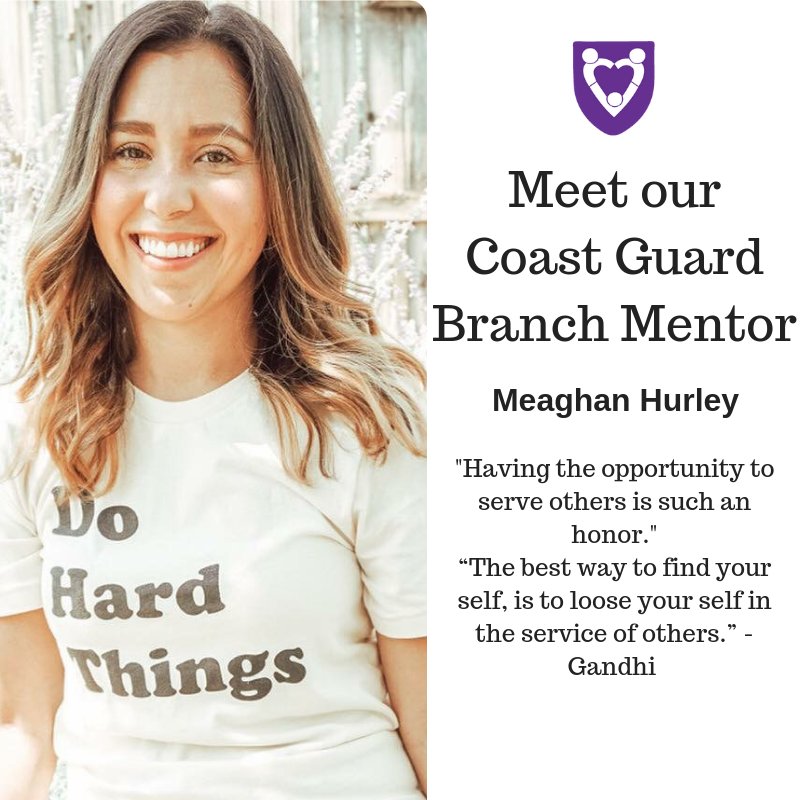 MilSpouseAdvNet's tweet photo. We would like to introduce to you Meaghan Hurley, our Coast Guard Branch Mentor. #MSAN #teammember #programmentor #StrongSpousesStrongerFamilies #branchmanager #mentor #promotion https://t.co/jQk1qoSL98
