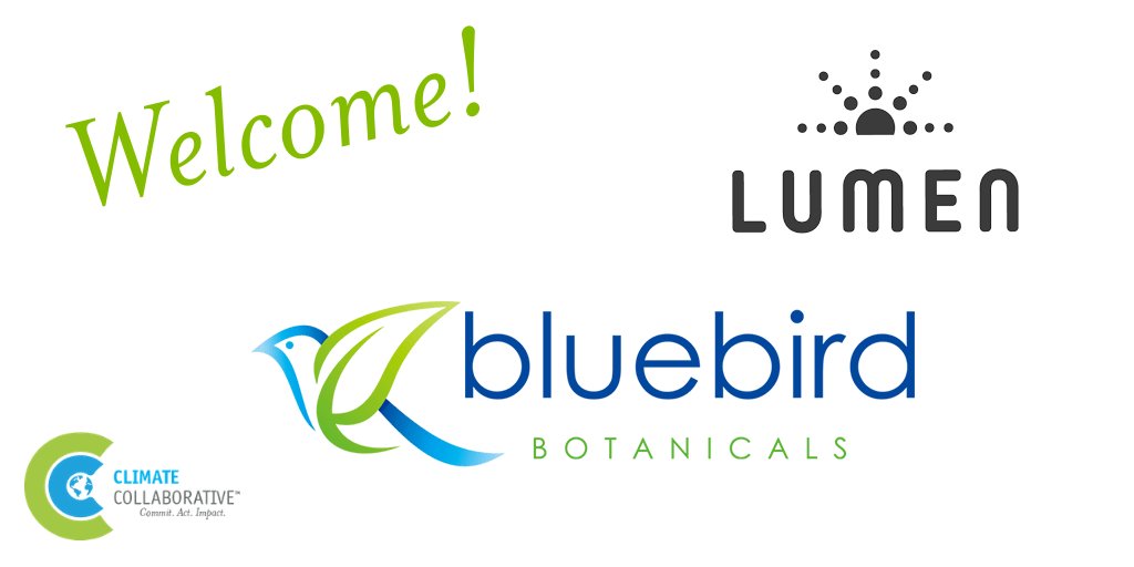 We are so pleased to welcome <a href="/drinklumen/">Lumen</a> and <a href="/bluebirdhemp/">Bluebird Botanicals</a> to the #climateaction club today 👋. Thank you for joining our growing ranks of companies taking steps to slow #climatechange! 🌎