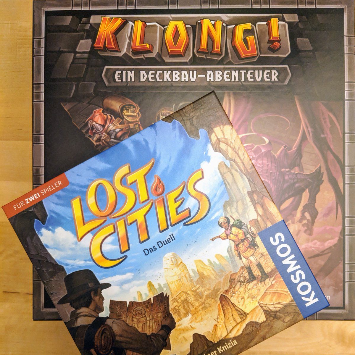 exclamatio_pod's tweet image. Vielleicht sind das die letzten Spiele, die ich mir vor Weihnachten selbst schenke. Aber nur vielleicht!

#klong @KraftSpiele #lostcities @KOSMOS_Verlag