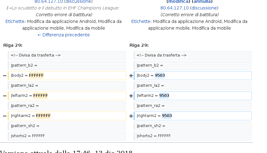 ItaGovEdits's tweet photo. #Camera dei Deputati edita Anonimamente #Wikipedia 'Pallamano Junior Fasano' https://t.co/t96DmxgyjD https://t.co/R6EZ2h6svt