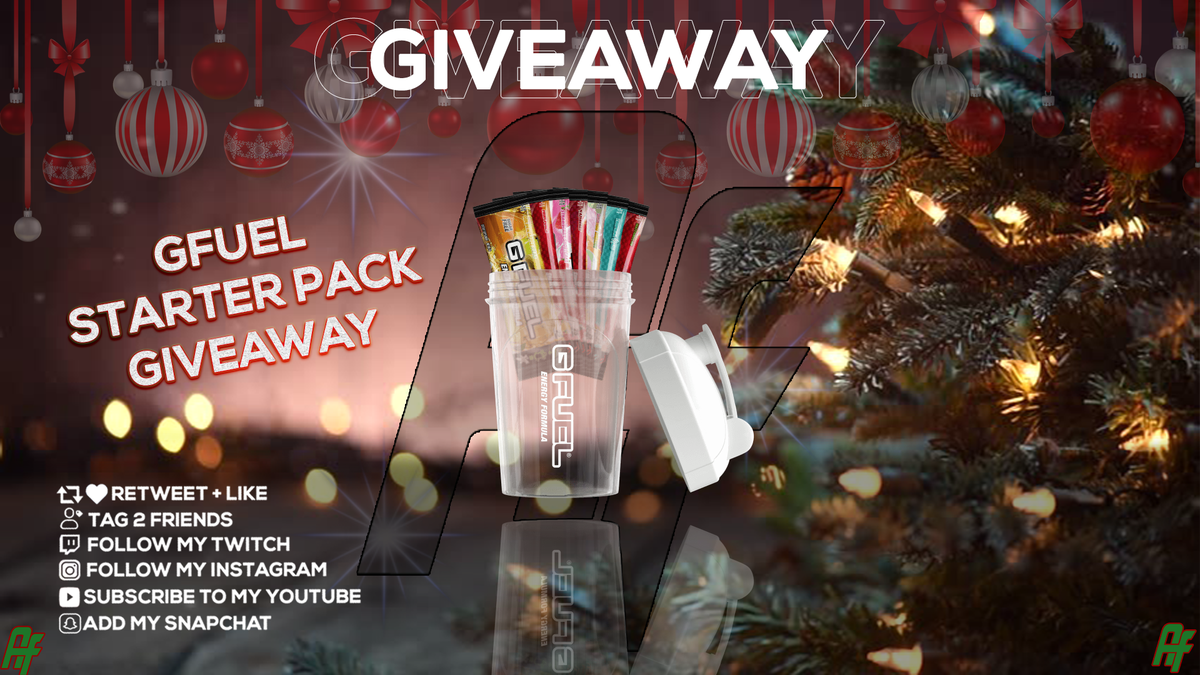 antfalco_'s tweet photo. 🎅CHRISTMAS GIVEAWAY🎄

GFUEL STARTER KIT GIVEAWAY

😃FOLLOW, RT, LIKE
👥TAG TWO FRIENDS 
FOLLOW MY TWITCH- https://t.co/OaUAv7PplR
FOLLOW MY INSTAGRAM- https://t.co/ehHIQWYHwX
SUB ON YOUTUBE- https://t.co/dND4UFoEnY
👻ADD MY SNAPCHAT- afalco_25

GOODLUCK ❤️ https://t.co/9wE6IwHLmY