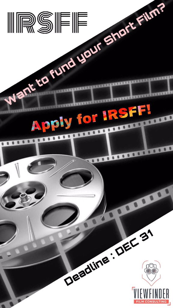 Grab a chance to win CAD 1000 (1000 Canadian Dollars) to fund your short film! Check out VFC’s #IRSFF in the given link & participate! #VFC #SHORTFilm #Contest #Funding #Canada viewfinderfc.com/irsff-competit…